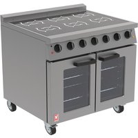 Falcon Dominator One Series 6 zone Induction Range on Castors E163i