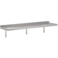 CombiSteel 400 Stainless Steel Wall Shelves Incl. Brackets 1800