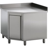 CombiSteel 700 Corner Table with Hinge Door