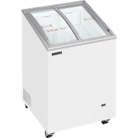 Tefcold IC102SCEB Sliding Curved Glass Lid Chest Freezer