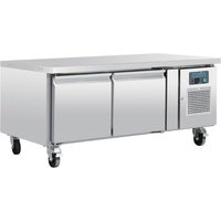 Polar U-Series Double Door Chef Base Counter Fridge