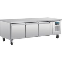 Polar U-Series Triple Door Chef Base Counter Fridge