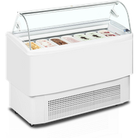 ISA FIJI 7 Ventilated Scoop Ice Cream Display