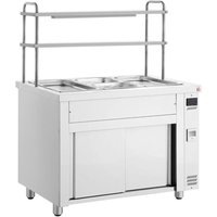 INOMAK 1100mm Bain Marie Ambient Cupboard Double Gantry MDVW-DHG11