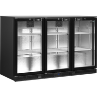 Tefcold DB301H Black Hinged Door