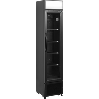 Tefcold FSC175H Black Glass Door Merchandiser