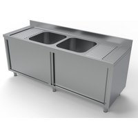 CombiSteel 700 Sink Unit Sliding Doors 2 Middle 2000