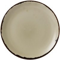 Dudson Harvest Evolve Coupe Plates Linen 260mm (12 Pack)