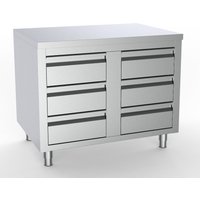 700 WORKTABLE WITH 6 DRAWERS 1000