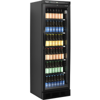 Tefcold CEV425 BLACK Glass Door Merchandiser