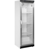 Tefcold UR400G White Glass Door