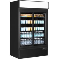 Tefcold FSC1200S BLACK Glass Door Merchandiser