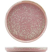 Terra Porcelain Rose Low Presentation Plate 25cm - Pack of 6