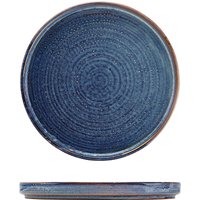 Terra Porcelain Aqua Blue Low Presentation Plate 18cm - Pack of 6