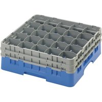 Cambro Camrack Blue 25 Compartments Max Glass Height 156mm
