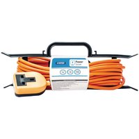 Status Heavy Duty Extention Socket Lead with Orange Plug 10m