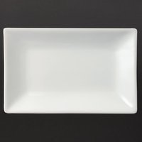 Olympia Whiteware Serving Rectangular Platters 200x 130mm (Pack of 6)