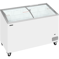 Tefcold IC400SCEB White, Curved Lid