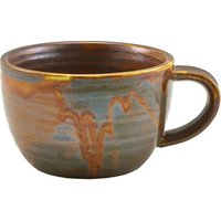 Terra Porcelain Rustic Copper Coffee Cup 22cl/ 7.75oz - Pack of 6