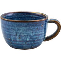 Terra Porcelain Aqua Blue Coffee Cup 22cl/ 7.75oz - Pack of 6