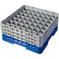 Cambro Camrack Blue 49 Compartments Max Glass Height 174mm