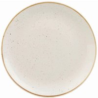 Churchill Stonecast Round Coupe Plate Barley White 185mm (12 Pack)