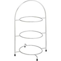 Utopia Chrome Three Tier Cake Stand 240mm