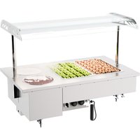 DROP-IN BAIN-MARIE UNIT WITH BOWLS 2/1