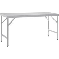 Vogue Stainless Steel Folding Table 1800mm