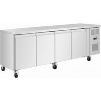 Polar U-Series Four Door Slimline Counter Fridge