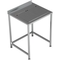WORKTABLE WITH INTEGRATED DRIP-TRAY 700X650