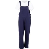 Southside Bib & Brace Cotton Canvas Dungarees Navy S