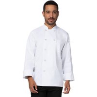 Chef Works Le Mans Recycled Unisex Chef Jacket White M