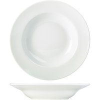 Genware Porcelain Soup Plate/ Pasta Dish 27cm/ 10.75" - Pack of 6