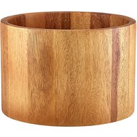 GenWare Acacia Wood Straight Sided Bowl 22.5 x 15cm