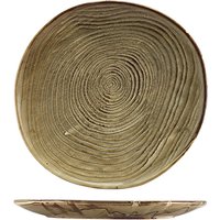 Terra Porcelain Grey Organic Plate 28.5cm - Pack of 6
