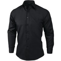 Chef Works Unisex Long Sleeve Dress Shirt Black S