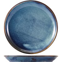 Terra Porcelain Aqua Blue Coupe Plate 30.5cm - Pack of 6