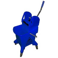 25l Mopping System with Gear Press Wringer Blue