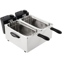 Caterlite Light Duty Twin Tank Twin Basket Electric Fryer 2x2kW