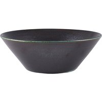 Terra Porcelain Black Conical Bowl 19.5cm - Pack of 6