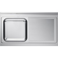 CombiSteel 600 Stainless Steel Sink Unit Tabletop 1 Left 1200