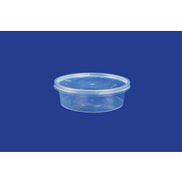 8oz Clear Microwave Container with Lid
