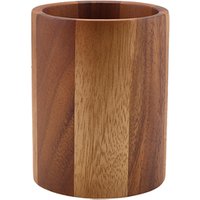 GenWare Acacia Wood Cutlery Cylinder