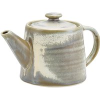 Terra Porcelain Matt Grey Teapot 50cl/ 17.6oz - Pack of 6