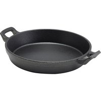 Cast Iron Round Eared Dish 18 x 3.4cm - Pack of 6
