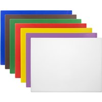 Hygiplas Low Density Chopping Board Set Large 600x450x10mm (7 pack)