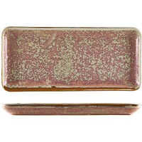 Terra Porcelain Rose Narrow Rectangular Platter 31 x 14cm - Pack of 6