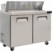 Chefs Range TSSU-48T - 2 Door Prep counter + 12 x 1/6gn containers