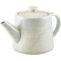 Terra Porcelain Pearl Teapot 50cl/ 17.6oz - Pack of 6